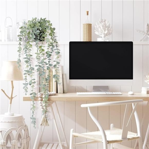 Artificial Hanging Plants ArtificialEucalyptus Plant Hanging Plant for WallRoom - Picture 4 of 7